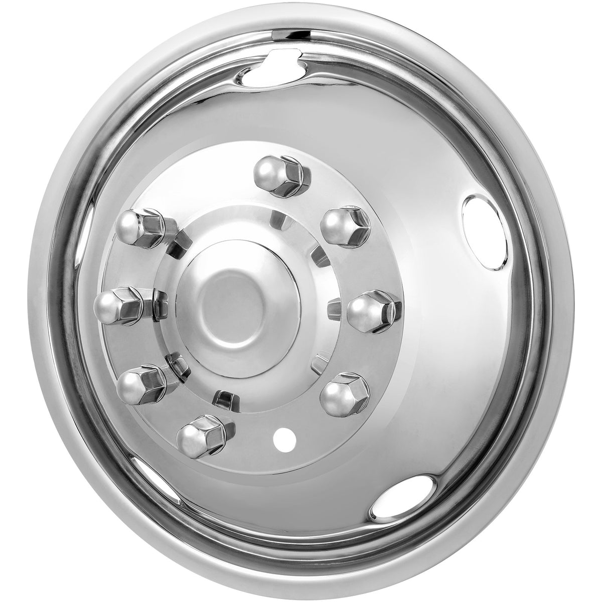 50cm 8 Lug Wheel Simulators, 304 Stainless Steel Wheel Simulator Kit with Mirror Polished Finish, 2 Front and V952-CLMNQ195YC4P6TQSZV0