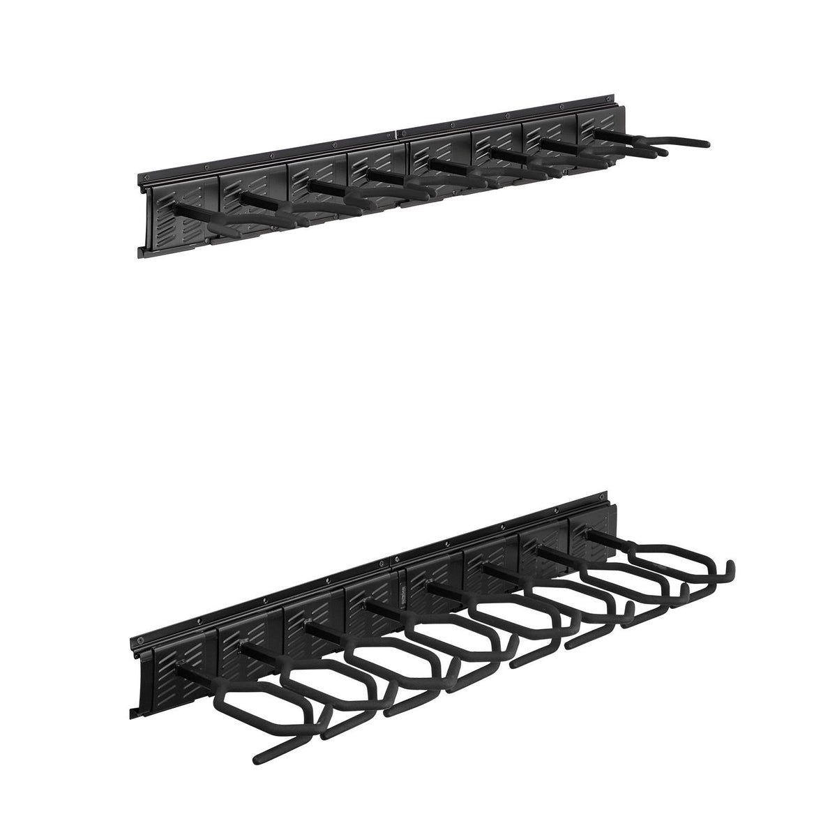 Indoor Gun Rack, Heavy Duty Steel, Wall Mount Rifle and Shotgun Rack, 8 Slots for Long Guns, Gun Display V952-CLQJJS8QW0007B6X8001V0