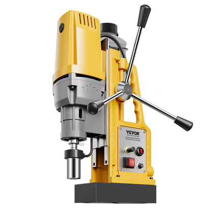 Magnetic Drill, 1400W Motor 2 in Boring Diameter, 2922 lbf Portable Electric Mag Drill Press, 0-750 RPM V952-CLZJPDJ50MMM8SYP4V3