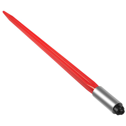 Hay Spear 32" Bale Spear 1350 lbs Capacity, Bale Spike Quick Attach Square Hay Bale Spears 1.4" Wide, Red V952-CM36X810-1350HS01V0