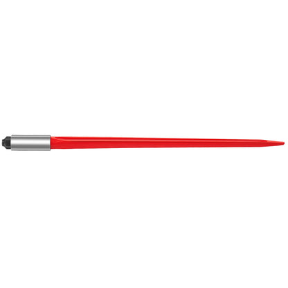 Hay Spear 32" Bale Spear 1350 lbs Capacity, Bale Spike Quick Attach Square Hay Bale Spears 1.4" Wide, Red V952-CM36X810-1350HS01V0