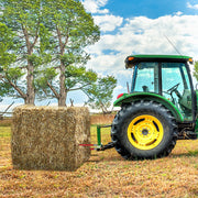 Pair Hay Spear 43" Bale Spear 3000 lbs Capacity, Bale Spike Quick Attach Square Hay Bale Spears 1 3/4", Red V952-CM45X1100-30002PCV0