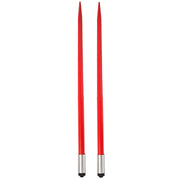 Pair Hay Spear 49" Bale Spear 3000 lbs Capacity, Bale Spike Quick Attach Square Hay Bale Spears 1 3/4", Red V952-CM45X1250-30002PCV0
