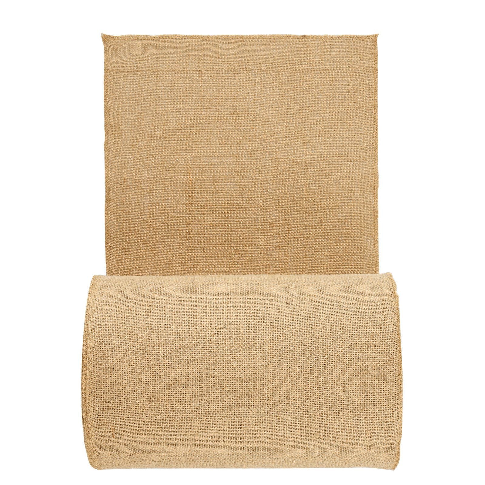 Burlap Fabric Roll, 355 mm x 45.7 m & 50 x 50 Density Wide Natural Burlap Fabric Rolls, Jute Fabric Burlap V952-CMBJ14INCHES3MBHIV0