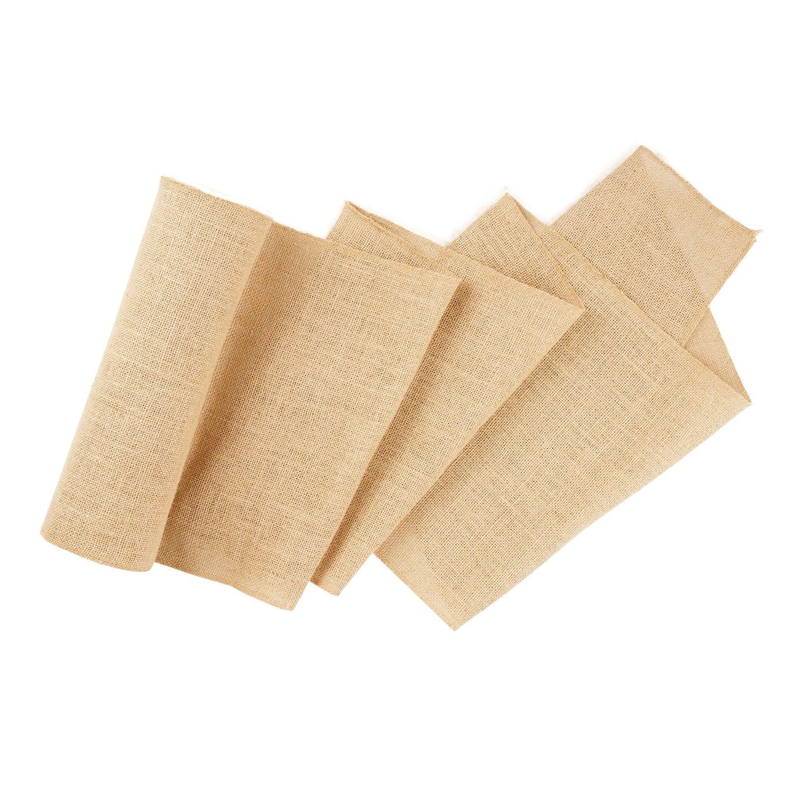 Burlap Fabric Roll, 355 mm x 45.7 m & 50 x 50 Density Wide Natural Burlap Fabric Rolls, Jute Fabric Burlap V952-CMBJ14INCHES3MBHIV0