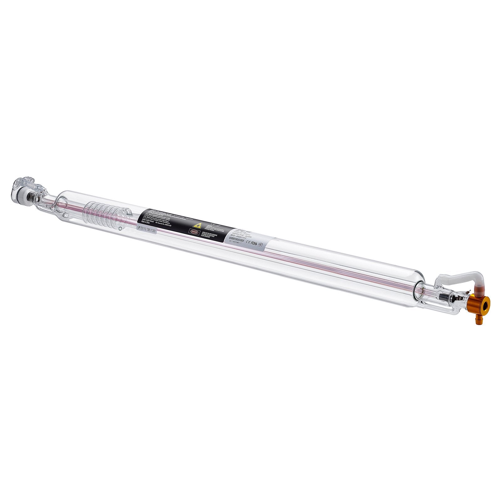Laser Tube, 50W CO2 Laser Tube for Laser Engraver and Cutter Machine, 850 mm Length, 50 mm Diameter, Glass V952-CO2JGG50W00025GL9V9