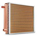 Heat Exchanger Water to Air, 18"x 20" with 3-Row 3/8" Copper Ports, 242 Aluminum Fins Heat Exchanger for V952-CPGSHRQ18200VCZ68V0