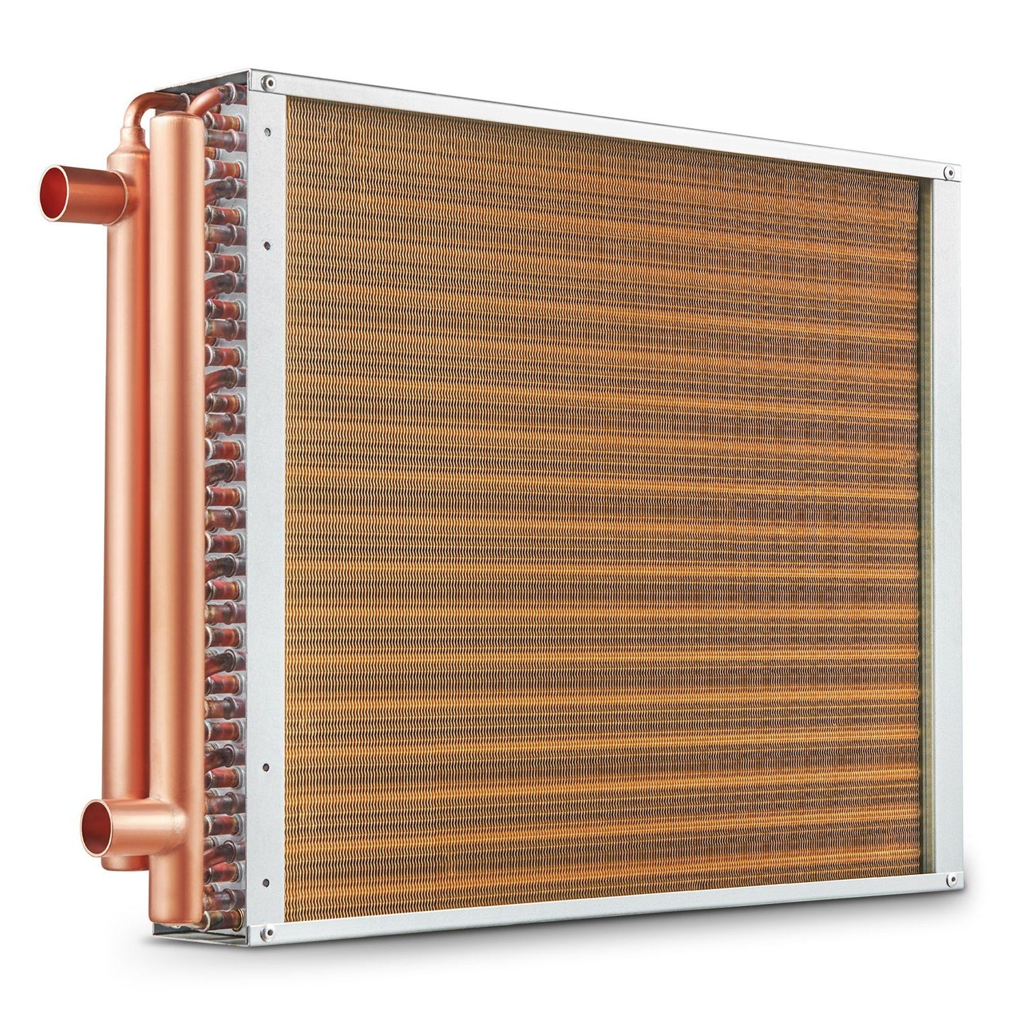 Heat Exchanger Water to Air, 18"x 20" with 3-Row 3/8" Copper Ports, 242 Aluminum Fins Heat Exchanger for V952-CPGSHRQ18200VCZ68V0