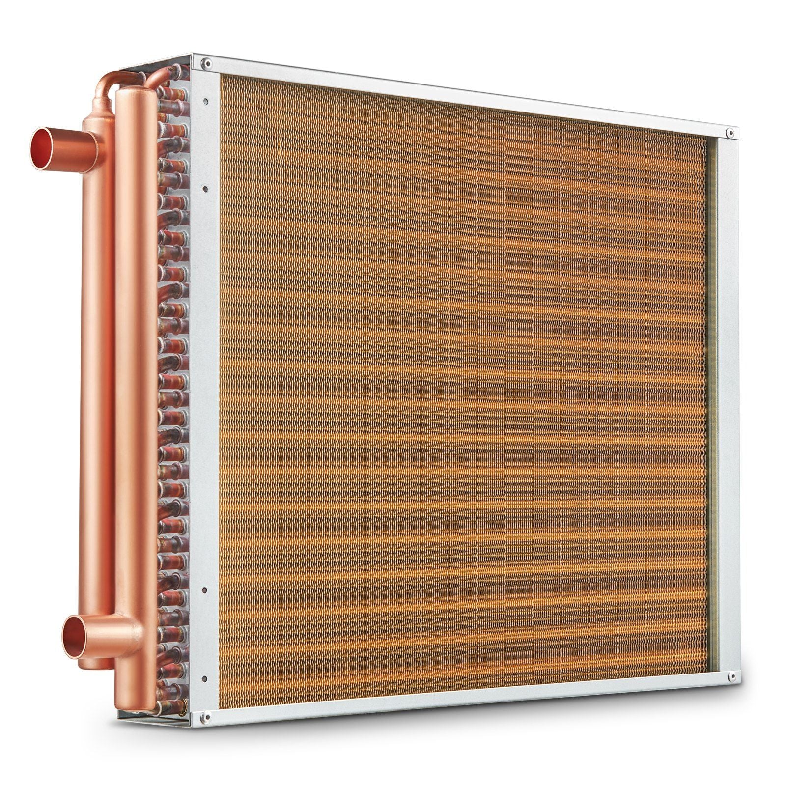 Heat Exchanger Water to Air, 18"x 20" with 3-Row 3/8" Copper Ports, 242 Aluminum Fins Heat Exchanger for V952-CPGSHRQ18200VCZ68V0