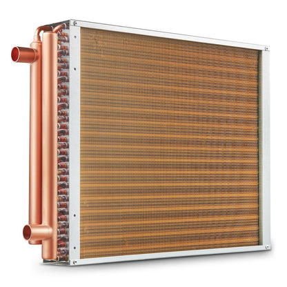 Heat Exchanger Water to Air, 18"x 20" with 3-Row 3/8" Copper Ports, 242 Aluminum Fins Heat Exchanger for V952-CPGSHRQ18200VCZ68V0