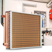 Heat Exchanger Water to Air, 18"x 20" with 3-Row 3/8" Copper Ports, 242 Aluminum Fins Heat Exchanger for V952-CPGSHRQ18200VCZ68V0