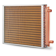 Heat Exchanger Water to Air, 18"x 20" with 3-Row 3/8" Copper Ports, 242 Aluminum Fins Heat Exchanger for V952-CPGSHRQ18200VCZ68V0