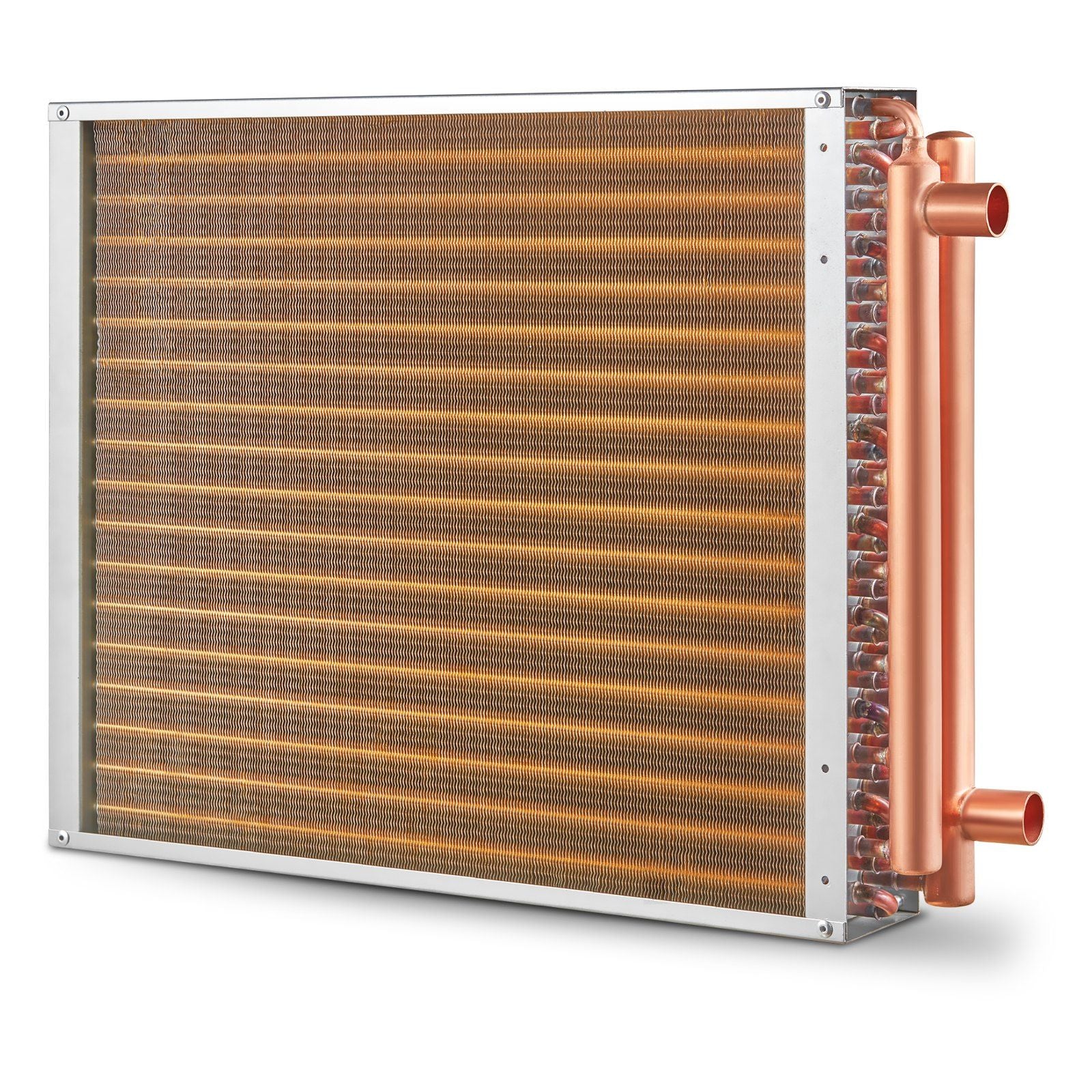 Heat Exchanger Water to Air, 18"x 20" with 3-Row 3/8" Copper Ports, 242 Aluminum Fins Heat Exchanger for V952-CPGSHRQ18200VCZ68V0
