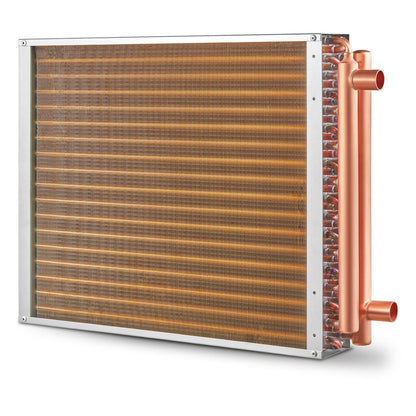 Heat Exchanger Water to Air, 18"x 20" with 3-Row 3/8" Copper Ports, 242 Aluminum Fins Heat Exchanger for V952-CPGSHRQ18200VCZ68V0
