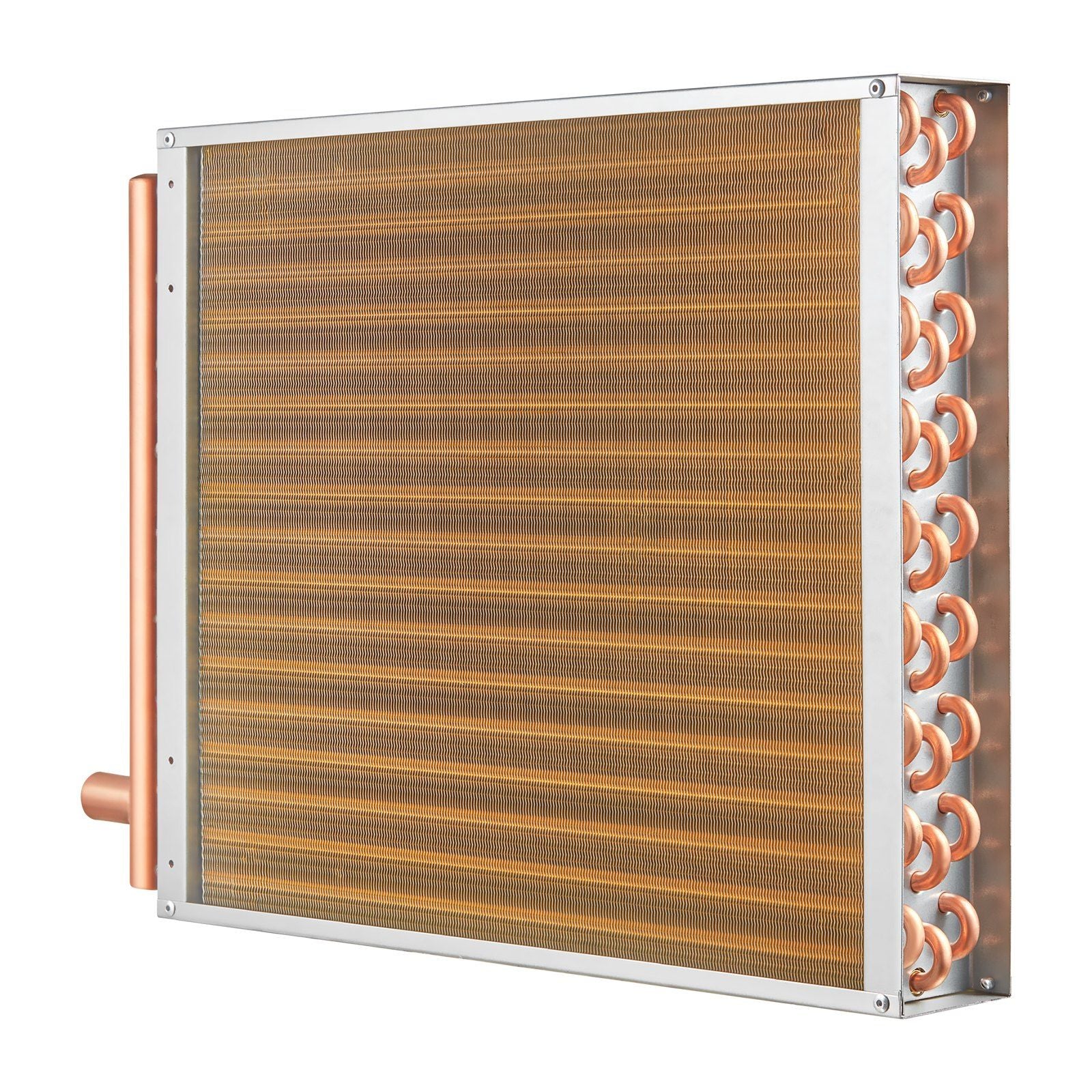Heat Exchanger Water to Air, 18"x 20" with 3-Row 3/8" Copper Ports, 242 Aluminum Fins Heat Exchanger for V952-CPGSHRQ18200VCZ68V0