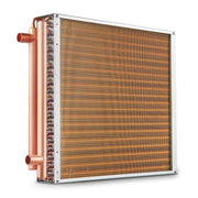 20"x 20" Heat Exchanger Water to Air 3-Row 3/8" Copper Ports 242 Fins V952-CPGSHRQ202001R9UUV0