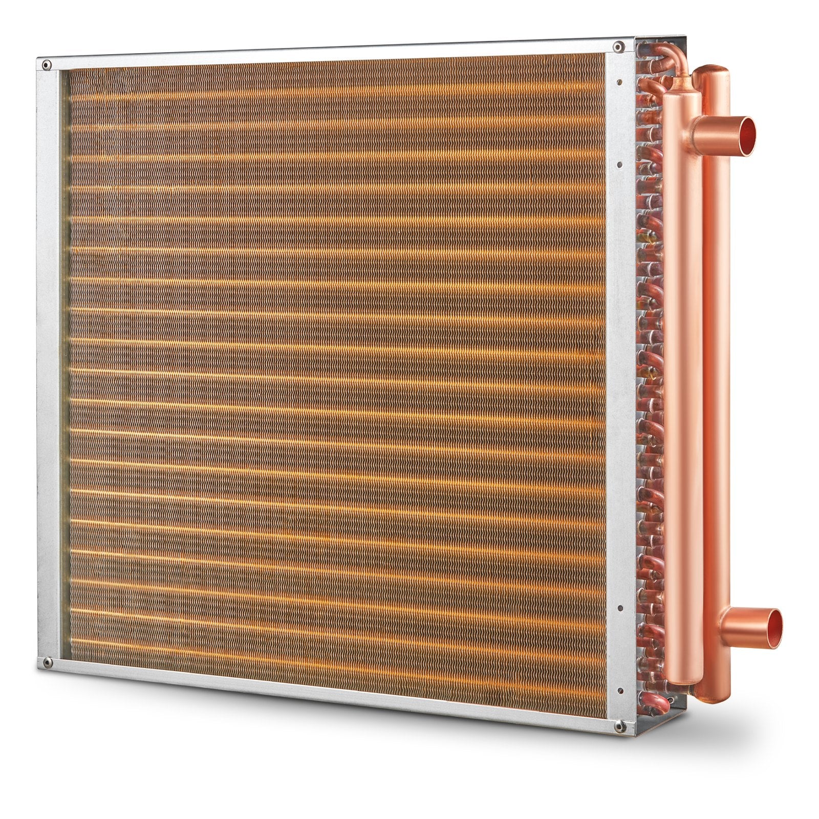 20"x 20" Heat Exchanger Water to Air 3-Row 3/8" Copper Ports 242 Fins V952-CPGSHRQ202001R9UUV0