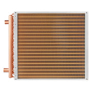20"x 20" Heat Exchanger Water to Air 3-Row 3/8" Copper Ports 242 Fins V952-CPGSHRQ202001R9UUV0