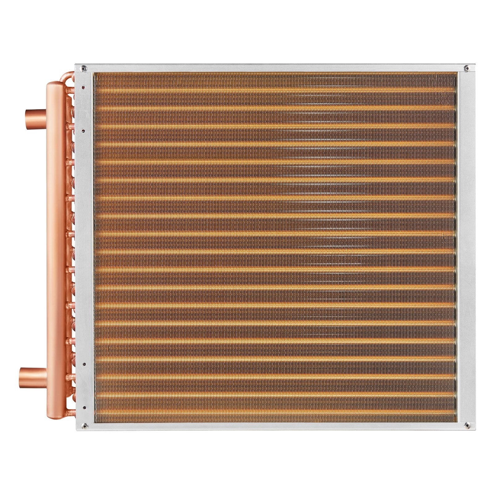 20"x 20" Heat Exchanger Water to Air 3-Row 3/8" Copper Ports 242 Fins V952-CPGSHRQ202001R9UUV0