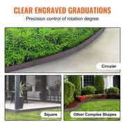 Steel Landscape Edging, 5-pack Steel Garden Edging Borders, 39" L x 5" H Strips, Hammer-in Edging Border, V952-CPPZ5INCH162R3IS3V0