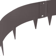 Steel Landscape Edging, 5-pack Steel Garden Edging Borders, 39" L x 5" H Strips, Hammer-in Edging Border, V952-CPPZ5INCH162R3IS3V0