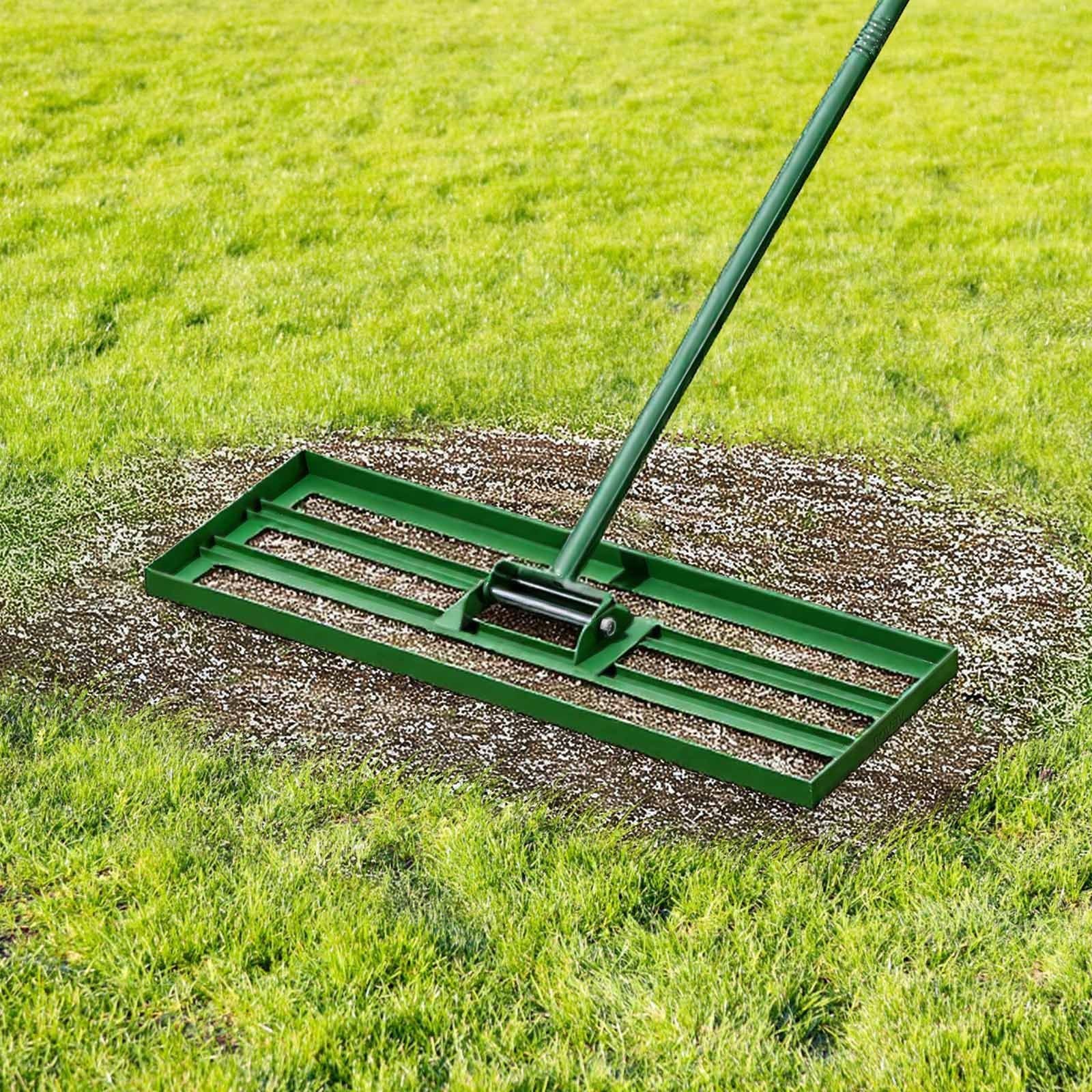 Lawn Leveling Rake, 30"x10" Level Lawn Tool, Heavy-duty Lawn Leveler with 78" Steel Extended Handle, Yard V952-CPPZP1030000Q4VM8002V0