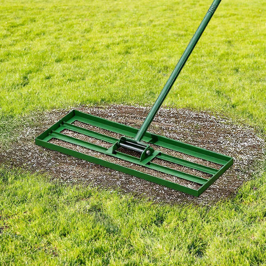 Lawn Leveling Rake, 30"x10" Level Lawn Tool, Heavy-duty Lawn Leveler with 78" Steel Extended Handle, Yard V952-CPPZP1030000Q4VM8002V0