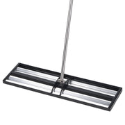 Updated Lawn Leveling Rake with Roller, 30" x 10" Stainless Steel Lawn Leveler with 83.9" Adjustable Handle, V952-CPPZPEKGLK104T4UG002V0