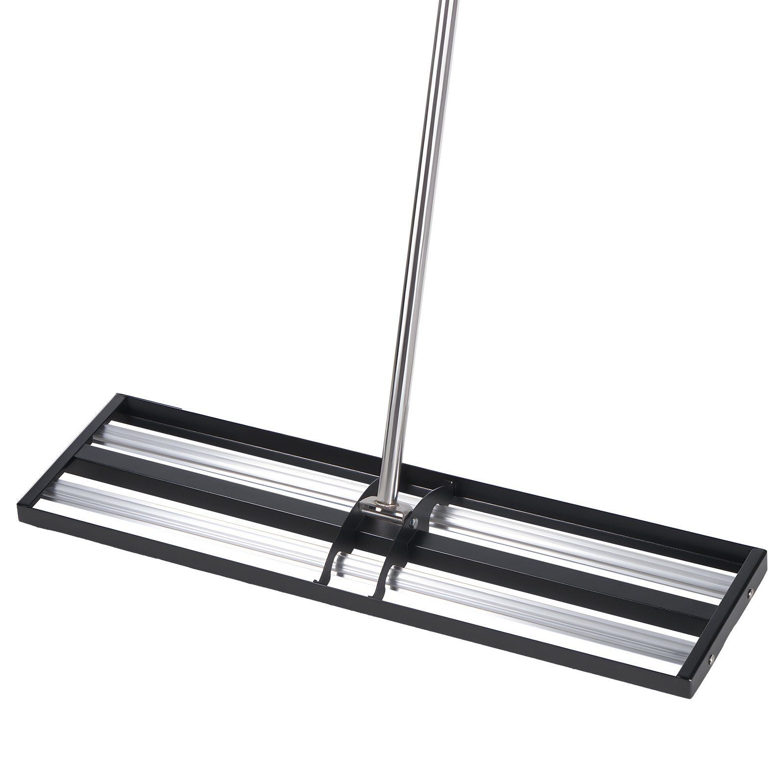 Updated Lawn Leveling Rake with Roller, 30" x 10" Stainless Steel Lawn Leveler with 83.9" Adjustable Handle, V952-CPPZPEKGLK104T4UG002V0