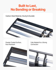 Updated Lawn Leveling Rake with Roller, 30" x 10" Stainless Steel Lawn Leveler with 83.9" Adjustable Handle, V952-CPPZPEKGLK104T4UG002V0