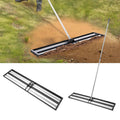 254 x 1219 mm Lawn Leveling Rake with 2130 mm Adjustable Handle for Yard Garden V952-CPPZPEKGLK10BJFKJV0