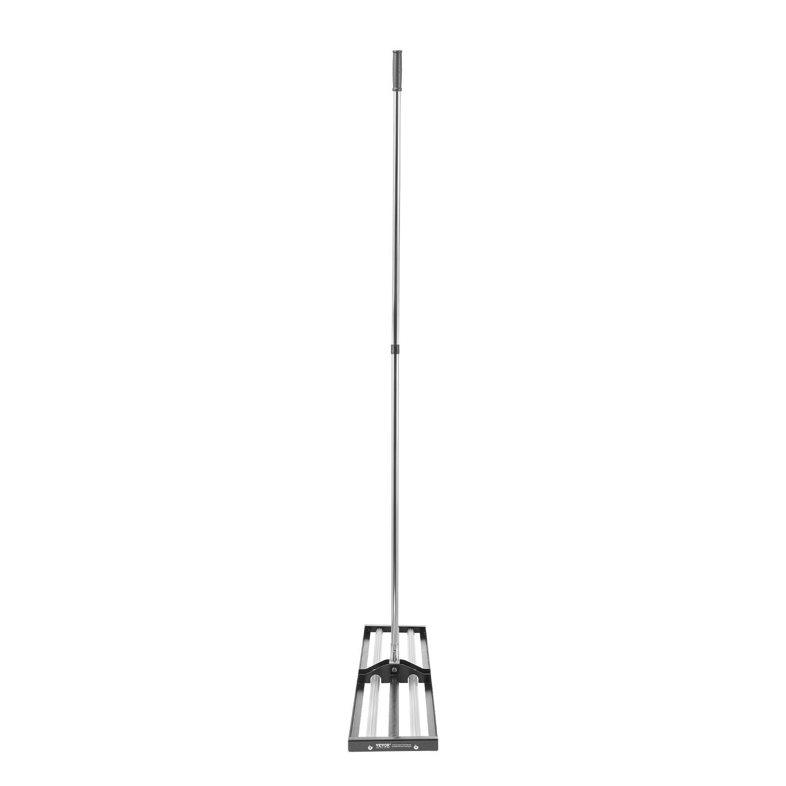 254 x 1219 mm Lawn Leveling Rake with 2130 mm Adjustable Handle for Yard Garden V952-CPPZPEKGLK10BJFKJV0