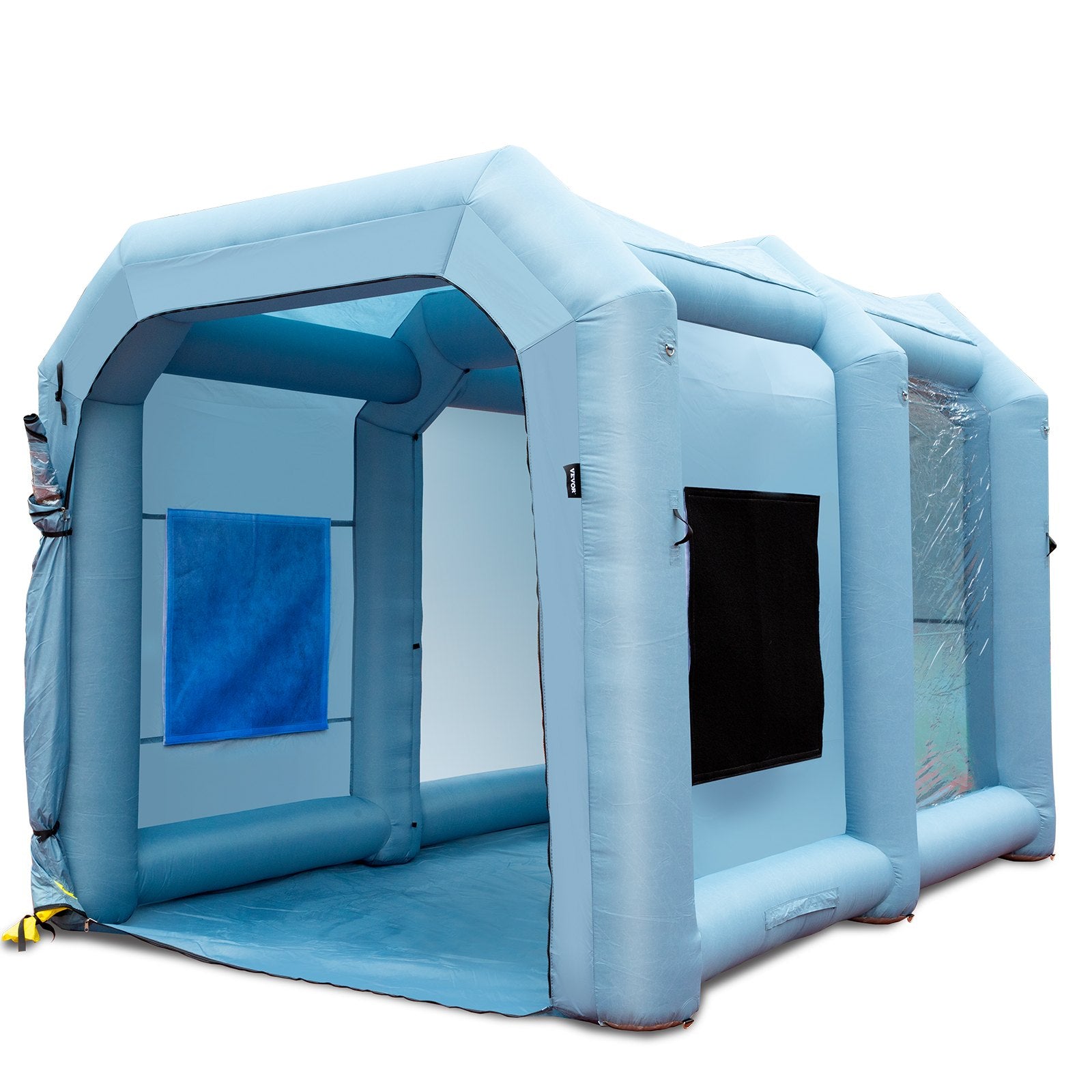 Inflatable Spray Booth Car Paint Tent 13x10x9ft Filter System Blower 950W V952-CQ13109FT950WSOKVV3