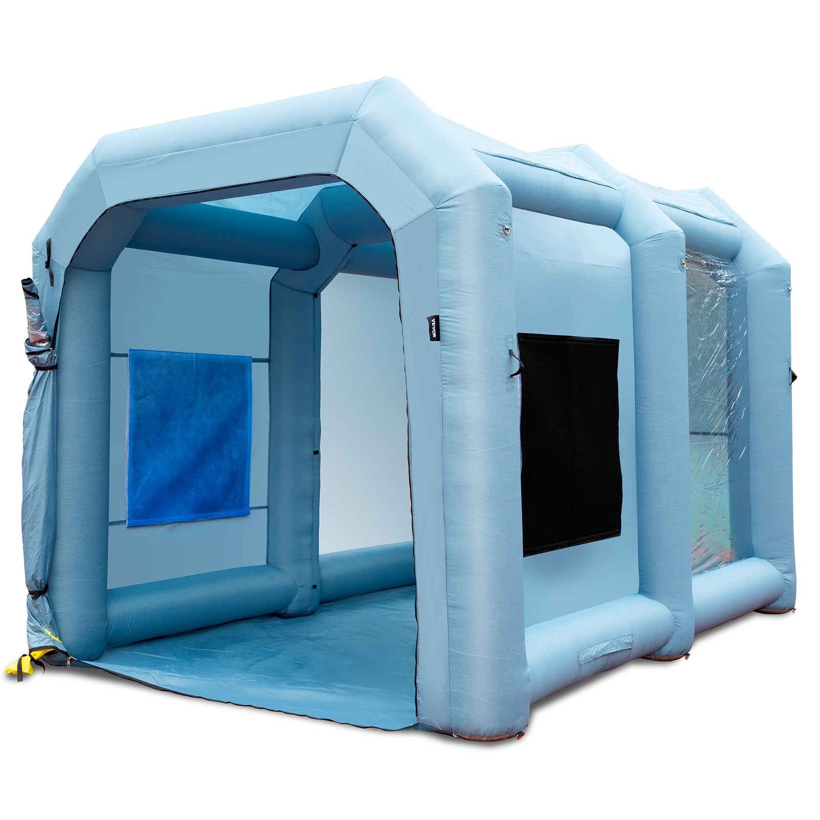 Inflatable Spray Booth Car Paint Tent 13x10x9ft Filter System Blower 950W V952-CQ13109FT950WSOKVV3