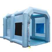 Inflatable Spray Booth Car Paint Tent 13x10x9ft Filter System Blower 950W V952-CQ13109FT950WSOKVV3