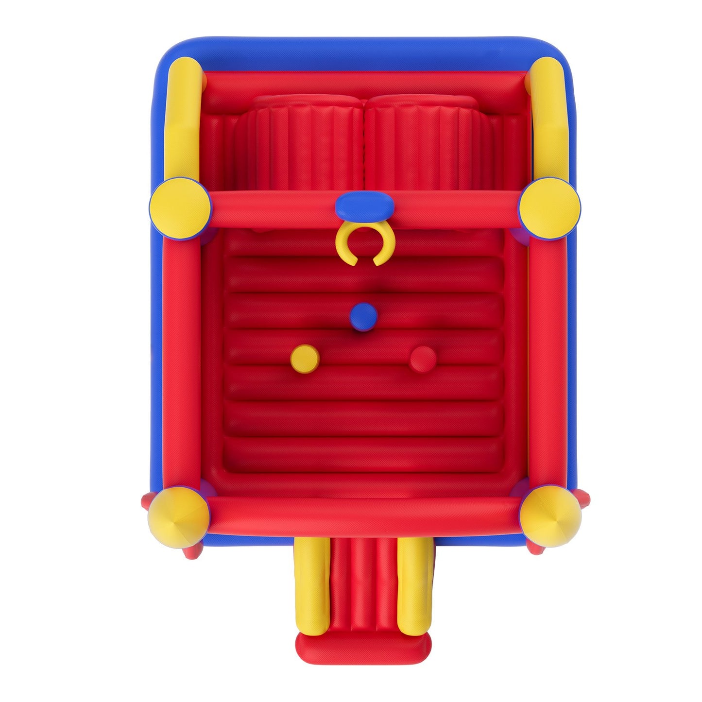 Inflatable Bounce House, Outdoor High Quality Playhouse Trampoline, Jumping Bouncer with Blower, Slide, and V952-CQCBBHYC101164JT9V3