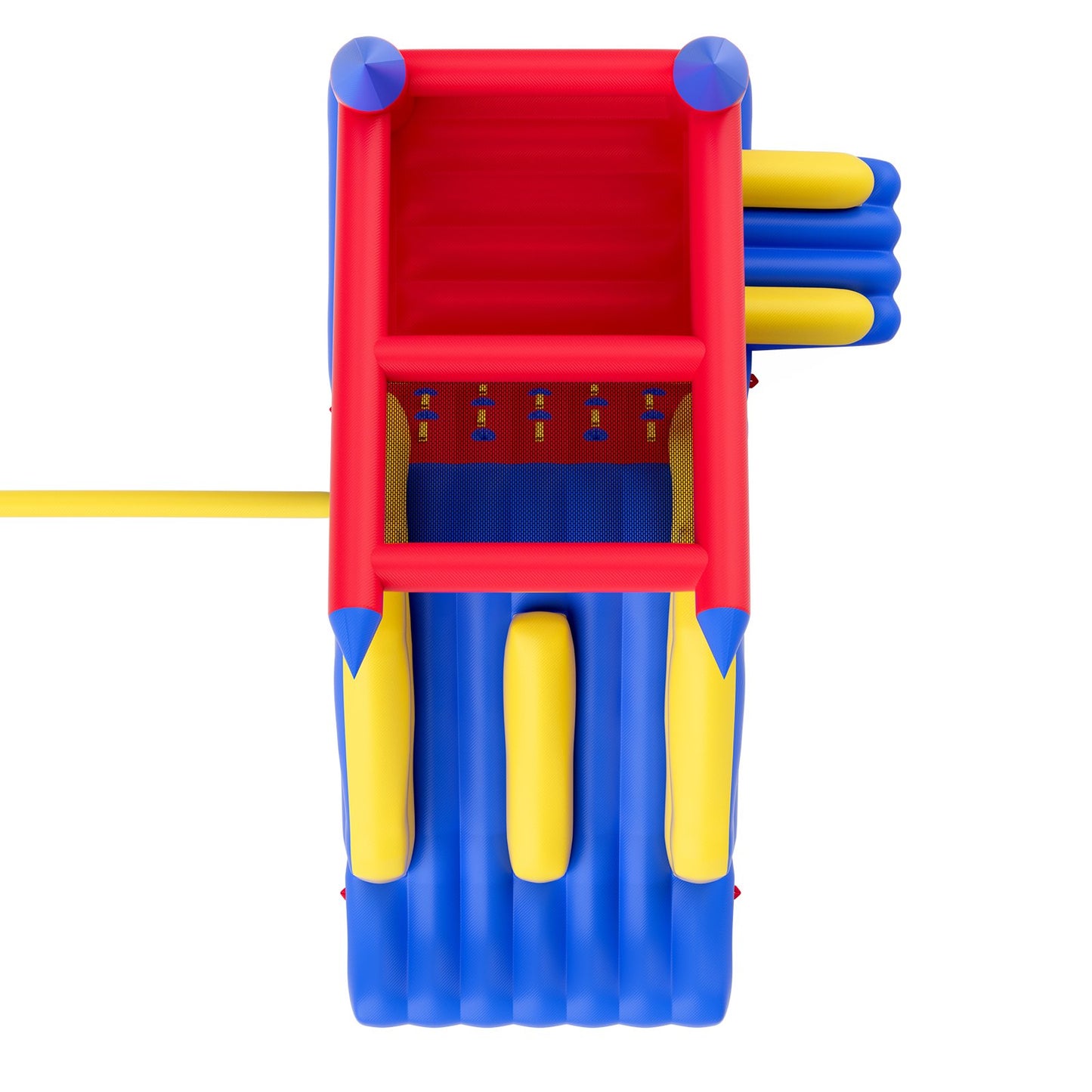 Inflatable Bounce House, Outdoor High Quality Playhouse Trampoline, Jumping Bouncer with Blower, Slide, and V952-CQCBBHYC10118FQ7MV3