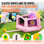 Inflatable Bounce House, Indoor Outdoor Playhouse Trampoline, Kid Jumping Bouncer with Blower, Slide, Storage V952-CQCBBHYC6PFMU2TRRV3