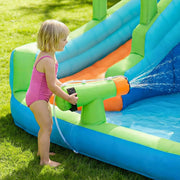 Inflatable Bounce House, 3.4 x 3.74 x 2.13 m Inflatable Bounce House Water Slide, Bouncer Castle with Castle V952-CQCBKWSLXSCG0IQ90001V3