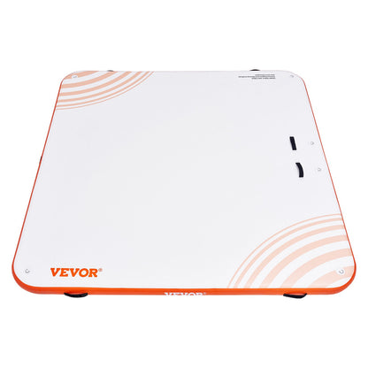 Inflatable Floating Dock, 10 x 10FT Inflatable Dock Platform, Non-Slip Water Floating Dock Mat with Portable V952-CQFT10X6FTBJGZ8S7V0