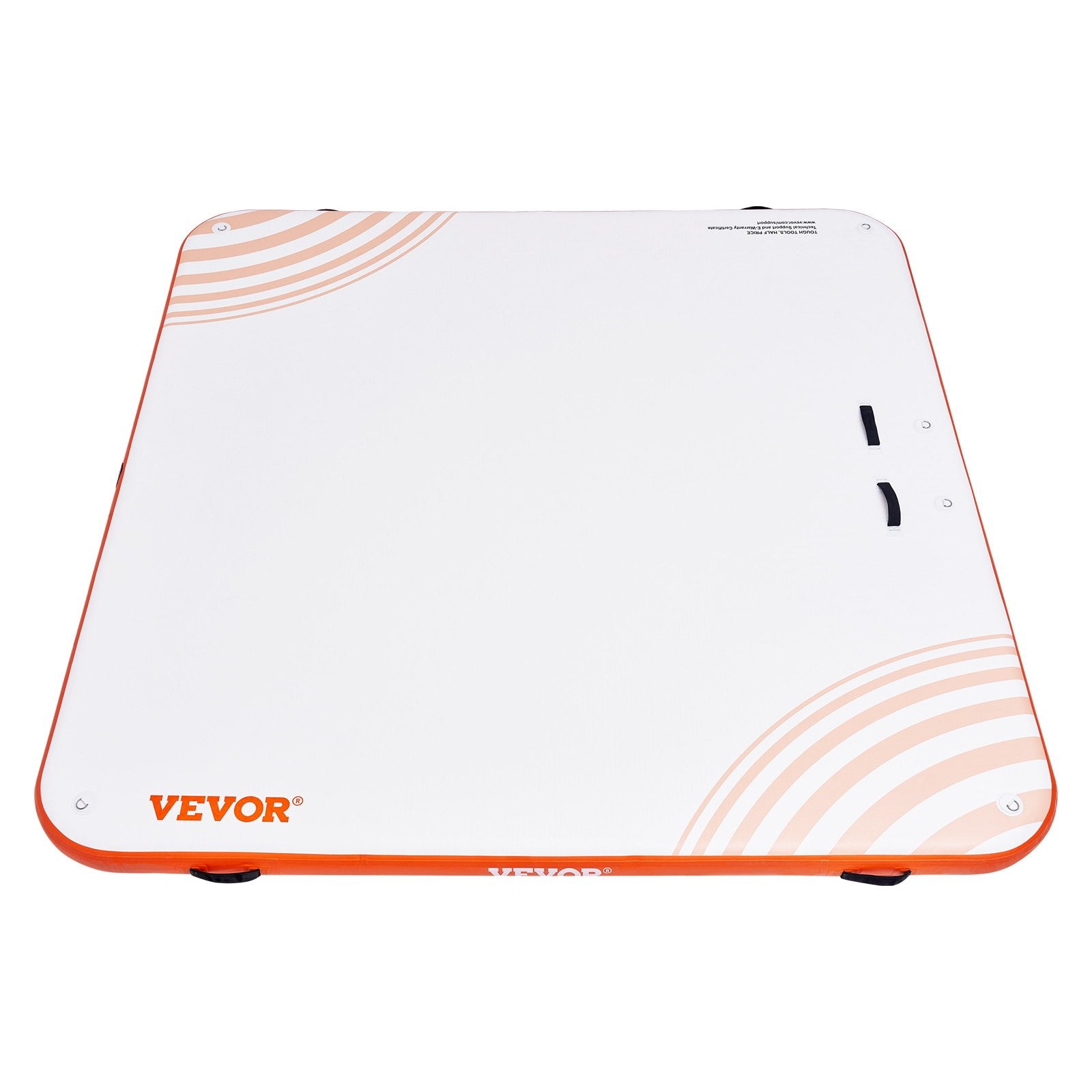 Inflatable Floating Dock, 7 x 7FT Inflatable Dock Platform, Non-Slip Water Floating Dock Mat with Portable V952-CQFT7X7FTBJHTBHI7V0