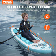 Inflatable Stand Up Paddle Board, 152 mm SUP Paddleboard with Removable Kayak Seat, Board Accessories, Pump, V952-CQJBDZYKDZYKM6UX7V0
