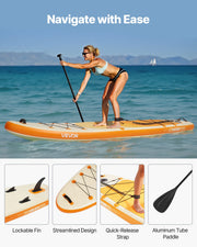 Inflatable Stand Up Paddle Board, 3.53m x 89cm x 15cm Wide Ultra-Light SUP Paddleboard, All Accessories V952-CQJBPTK116FTSGCXH001V0