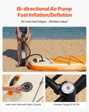 Inflatable Stand Up Paddle Board, 3.53m x 89cm x 15cm Wide Ultra-Light SUP Paddleboard, All Accessories V952-CQJBPTK116FTSGCXH001V0