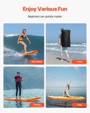 Inflatable Stand Up Paddle Board, 3.53m x 89cm x 15cm Wide Ultra-Light SUP Paddleboard, All Accessories V952-CQJBPTK116FTSGCXH001V0