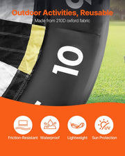 Inflatable Soccer Dart Board, over 2.5 m High Giant Soccer Dart Board with 9 Kick Balls & Air Pump, 2-Minutes V952-CQJXZQFB25MMNUSSW001V3