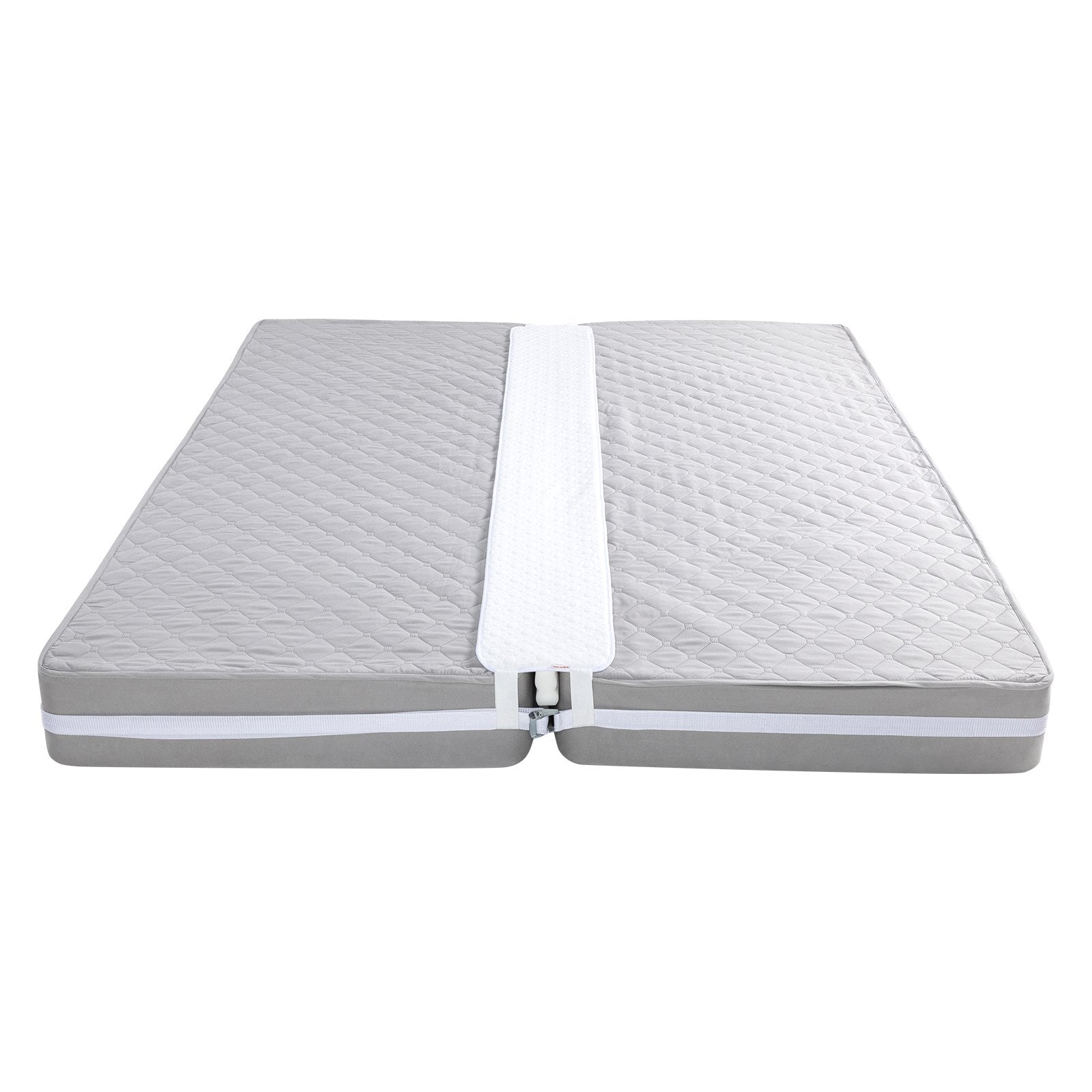 Bed Bridge King Bed Converter Kit Metal Buckle and Storage Bag 75"L x 10"W V952-CQL75W10INCH8JTJSV0
