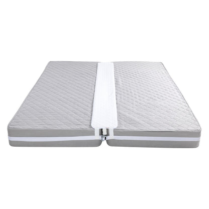 Bed Bridge King Bed Converter Kit Metal Buckle and Storage Bag 75"L x 10"W V952-CQL75W10INCH8JTJSV0