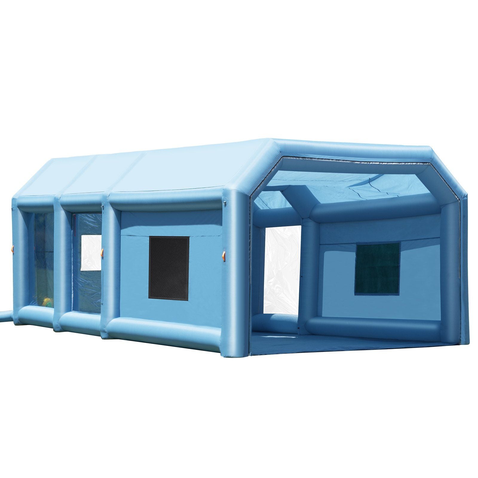 Inflatable Paint Booth, 32.8 x 21 x 14.8 ft Inflatable Spray Booth, with 1100W+750W Powerful Blowers and Air V952-CQSPQFLSKCGLKJFV4V3