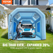 Inflatable Spray Booth Car Paint Tent 20x10x8ft Filter System 2 Blowers V952-CQSPQFLSS2010Y97FV3